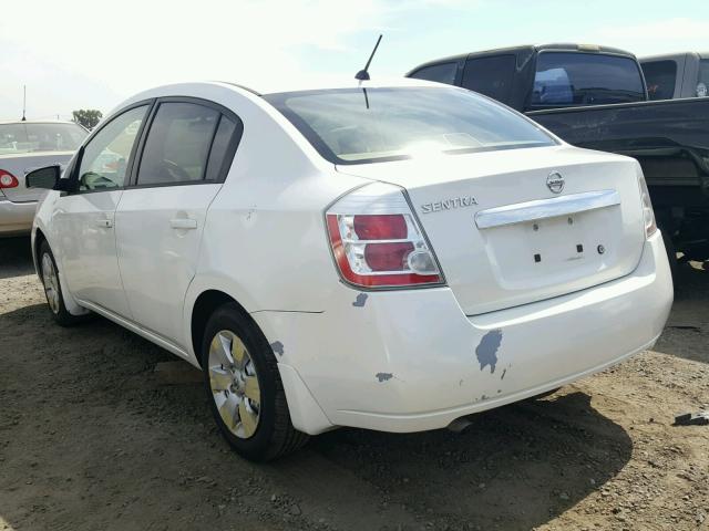 3N1AB6AP6AL635972 - 2010 NISSAN SENTRA 2.0 WHITE photo 3