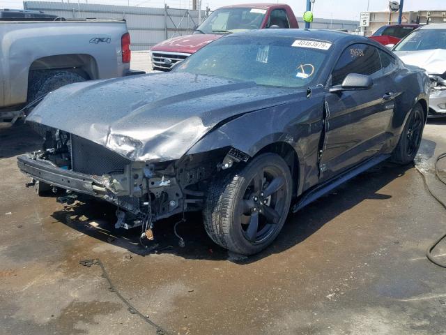 1FA6P8AM7G5317461 - 2016 FORD MUSTANG GRAY photo 2