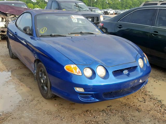 KMHJG25F7YU203184 - 2000 HYUNDAI TIBURON BLUE photo 1