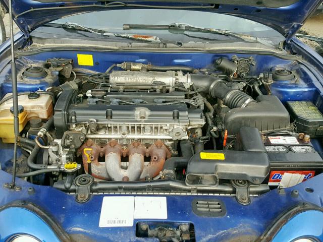 KMHJG25F7YU203184 - 2000 HYUNDAI TIBURON BLUE photo 7