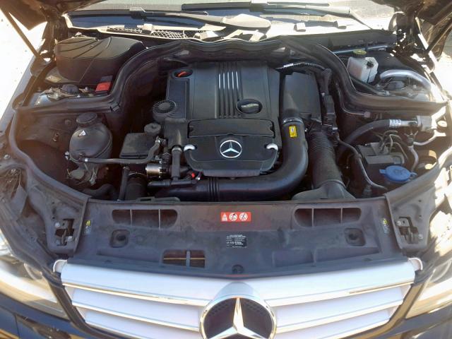 WDDGF4HB7DR275964 - 2013 MERCEDES-BENZ C 250 BLACK photo 7