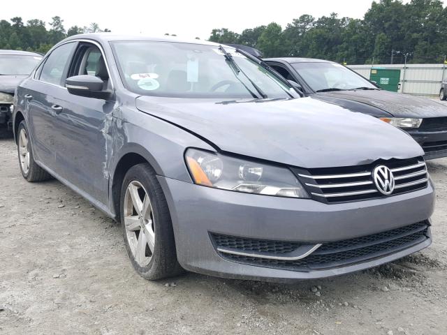 1VWBP7A30DC107752 - 2013 VOLKSWAGEN PASSAT SE GRAY photo 1