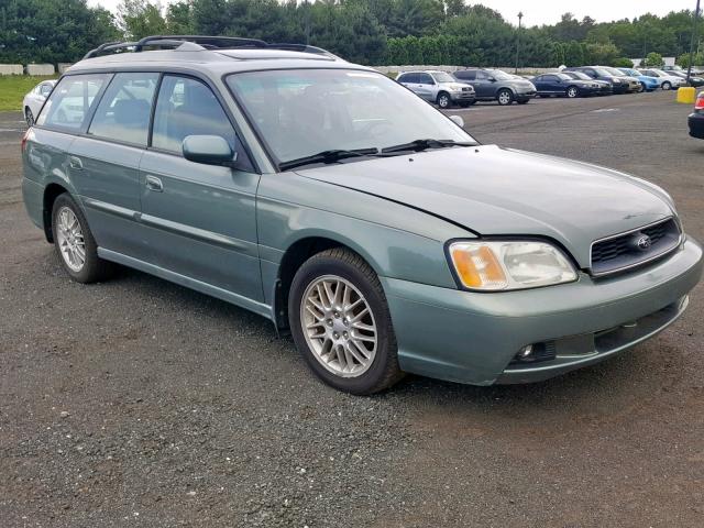 4S3BH635237311288 - 2003 SUBARU LEGACY L GREEN photo 1