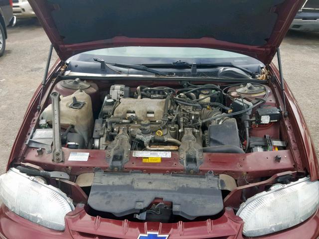 2G1WL52JXY1189365 - 2000 CHEVROLET LUMINA MAROON photo 7