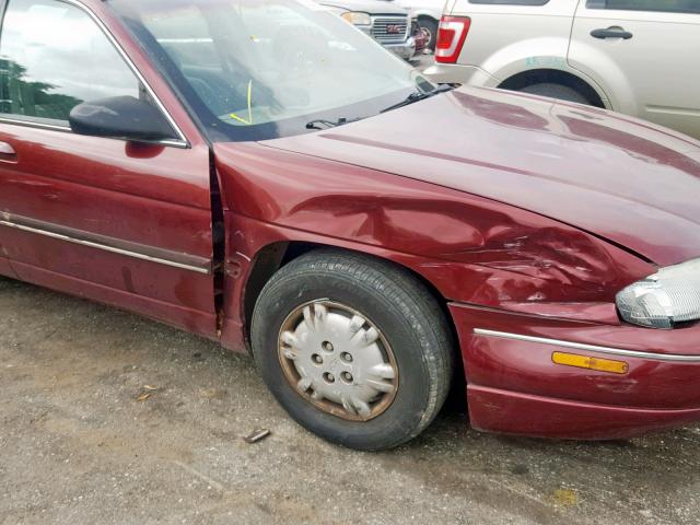 2G1WL52JXY1189365 - 2000 CHEVROLET LUMINA MAROON photo 9