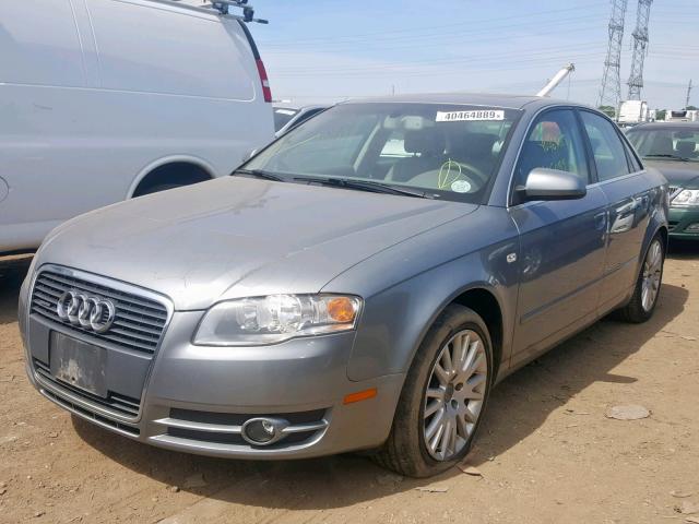 WAUDH78E86A120664 - 2006 AUDI A4 3.2 QUA GRAY photo 2