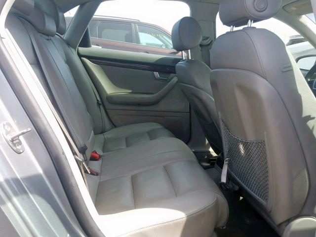 WAUDH78E86A120664 - 2006 AUDI A4 3.2 QUA GRAY photo 6