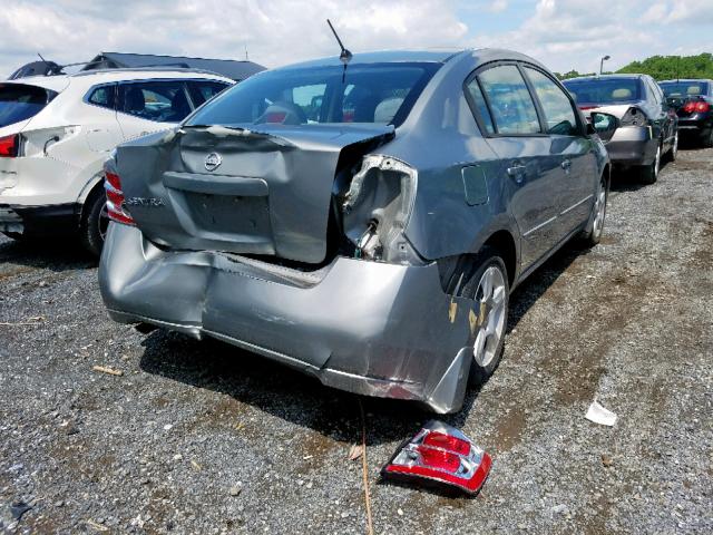 3N1AB61E58L624793 - 2008 NISSAN SENTRA 2.0 GRAY photo 4