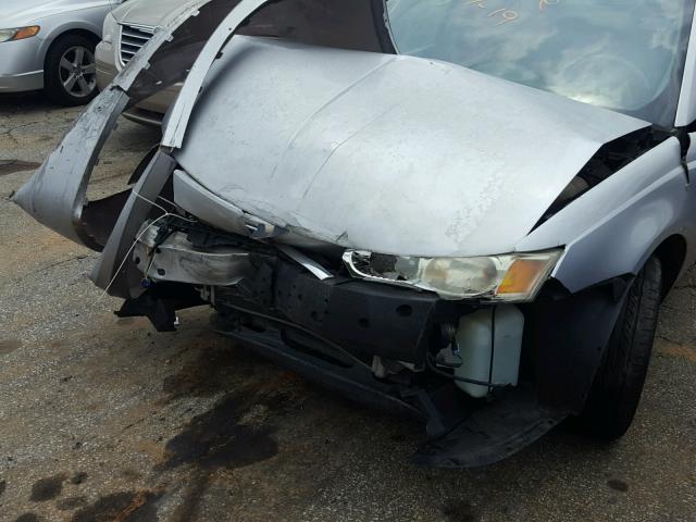 1G8AJ52F53Z101934 - 2003 SATURN ION LEVEL GRAY photo 9
