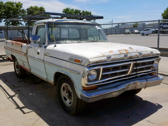 F25YRP20957 - 1972 FORD F-150 WHITE photo 1