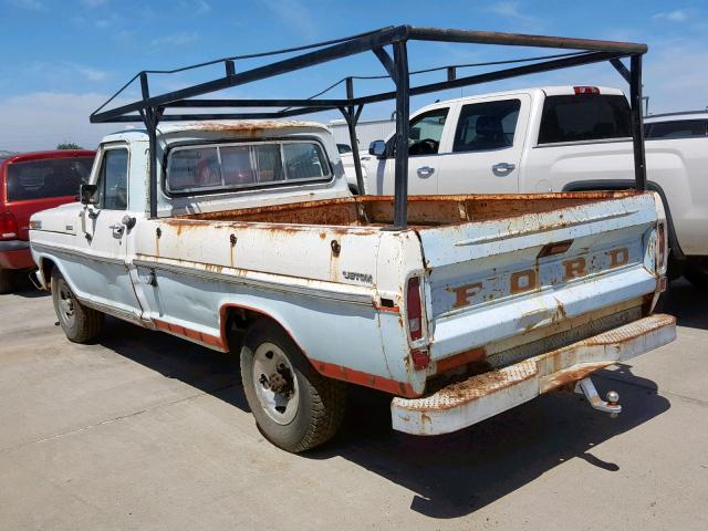 F25YRP20957 - 1972 FORD F-150 WHITE photo 3