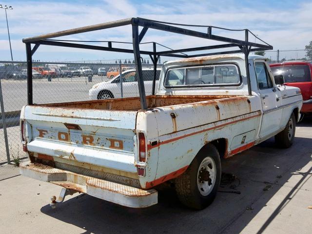 F25YRP20957 - 1972 FORD F-150 WHITE photo 4