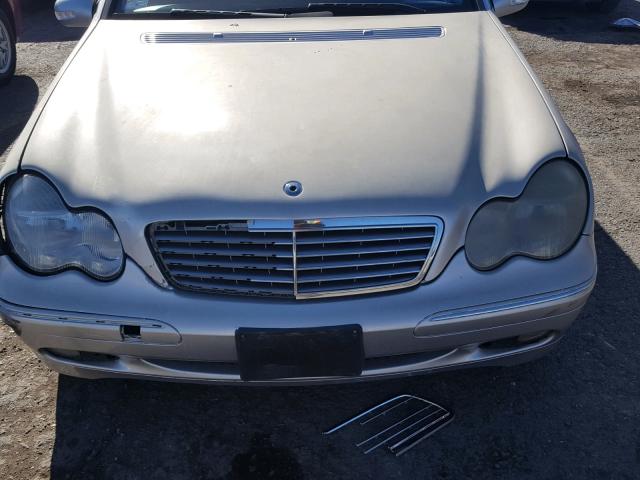 WDBRF61J34A618363 - 2004 MERCEDES-BENZ C 240 GRAY photo 7