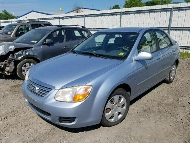 KNAFE122275432969 - 2007 KIA SPECTRA EX BLUE photo 2