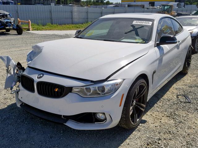 WBA3R1C59FK193419 - 2015 BMW 435 I WHITE photo 2