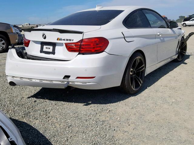 WBA3R1C59FK193419 - 2015 BMW 435 I WHITE photo 4