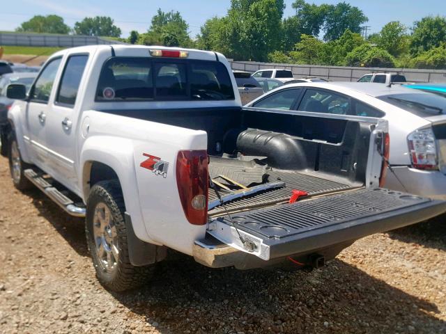 1GCHTDFP2C8138781 - 2012 CHEVROLET COLORADO L WHITE photo 3