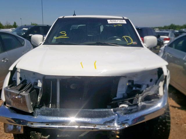 1GCHTDFP2C8138781 - 2012 CHEVROLET COLORADO L WHITE photo 7