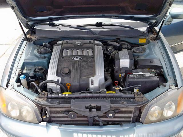 KMHFU45E02A187274 - 2002 HYUNDAI XG 350 GREEN photo 7