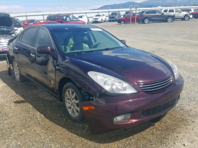 JTHBF30G236020272 - 2003 LEXUS ES 300 MAROON photo 1