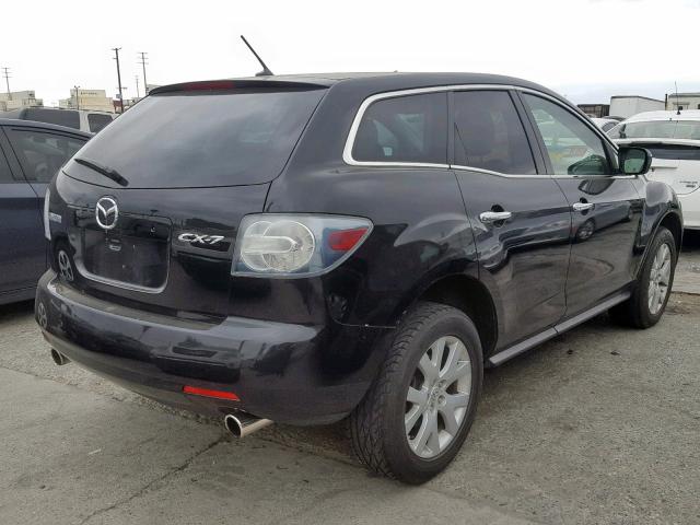 JM3ER293180170410 - 2008 MAZDA CX-7 BLACK photo 4