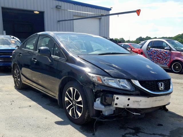 19XFB2F95DE009389 - 2013 HONDA CIVIC EXL 黑色 照片 1