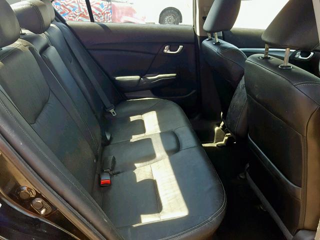 19XFB2F95DE009389 - 2013 HONDA CIVIC EXL 黑色 照片 6