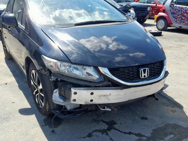 19XFB2F95DE009389 - 2013 HONDA CIVIC EXL 黑色 照片 9