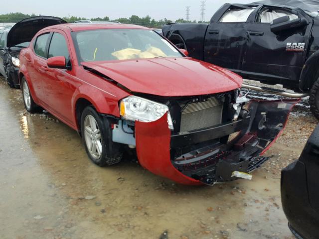 1B3BD1FB6BN509092 - 2011 DODGE AVENGER MA RED photo 1