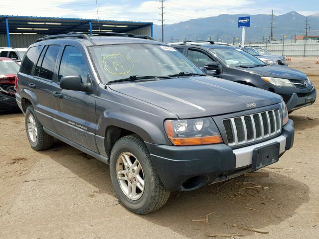 1J4GW48SX4C143787 - 2004 JEEP GRAND CHER GRAY photo 1