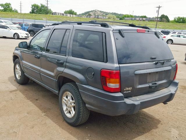 1J4GW48SX4C143787 - 2004 JEEP GRAND CHER GRAY photo 3