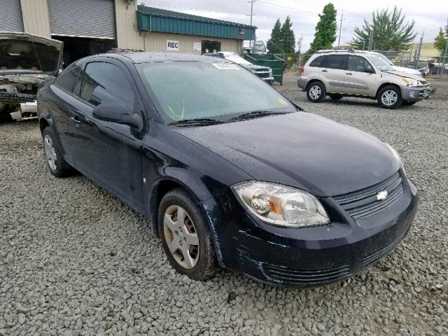 1G1AL18F387271706 - 2008 CHEVROLET COBALT LT BLACK photo 1