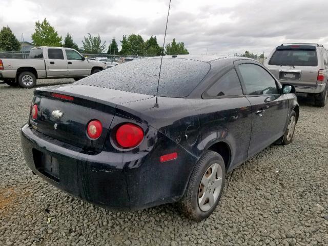 1G1AL18F387271706 - 2008 CHEVROLET COBALT LT BLACK photo 4