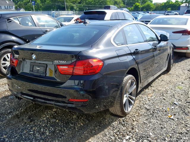 WBA4C9C55GG137504 - 2016 BMW 428 XI BLACK photo 4