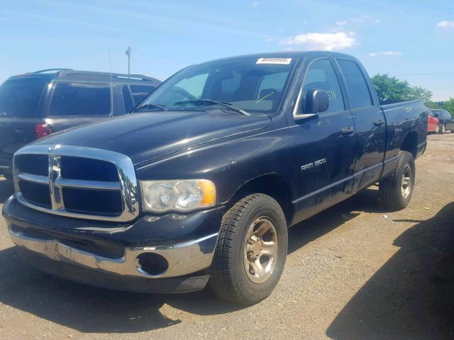 1D7HU18N64J191281 - 2004 DODGE RAM 1500 S BLACK photo 2