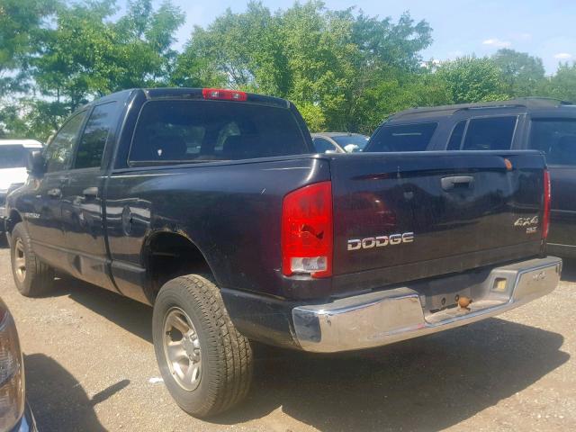 1D7HU18N64J191281 - 2004 DODGE RAM 1500 S BLACK photo 3