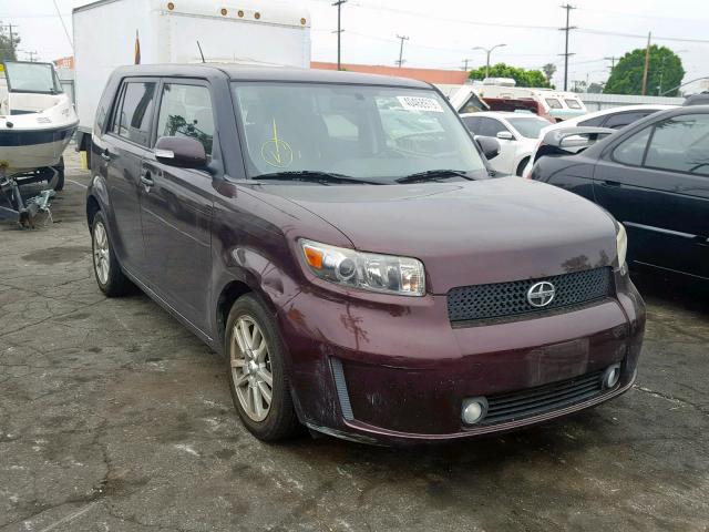 JTLKE50E981014136 - 2008 TOYOTA SCION PURPLE photo 1