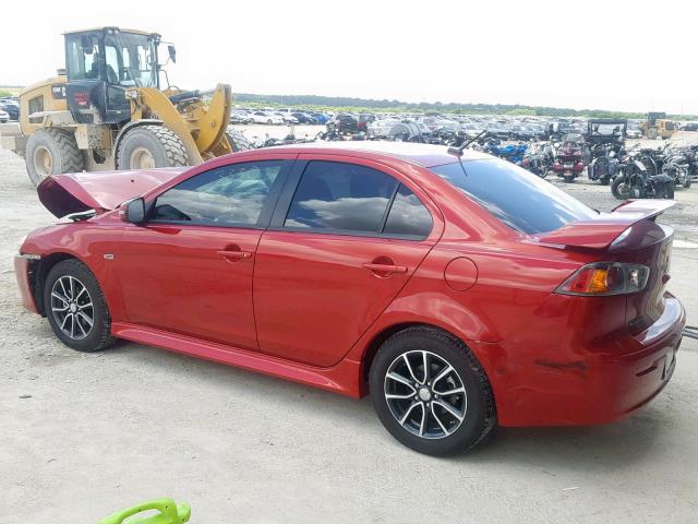 JA32U2FU2HU008347 - 2017 MITSUBISHI LANCER ES RED photo 3