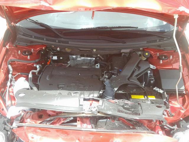 JA32U2FU2HU008347 - 2017 MITSUBISHI LANCER ES RED photo 7