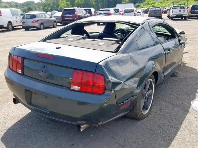 1ZVHT82H185182427 - 2008 FORD MUSTANG GT BLACK photo 4