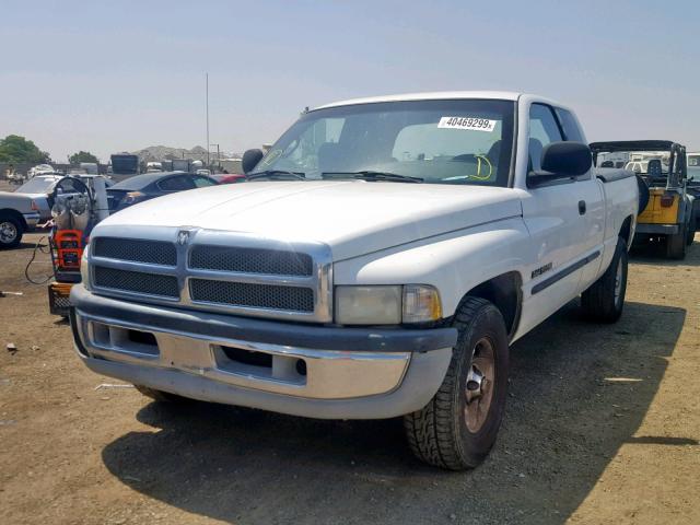 1B7HC13Z21J605207 - 2001 DODGE RAM 1500 WHITE photo 2