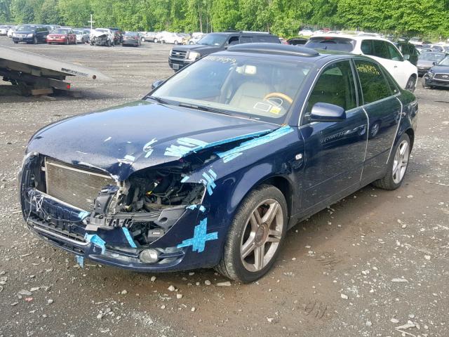 WAUDG78E46A065634 - 2006 AUDI A4 3.2 QUA BLUE photo 2