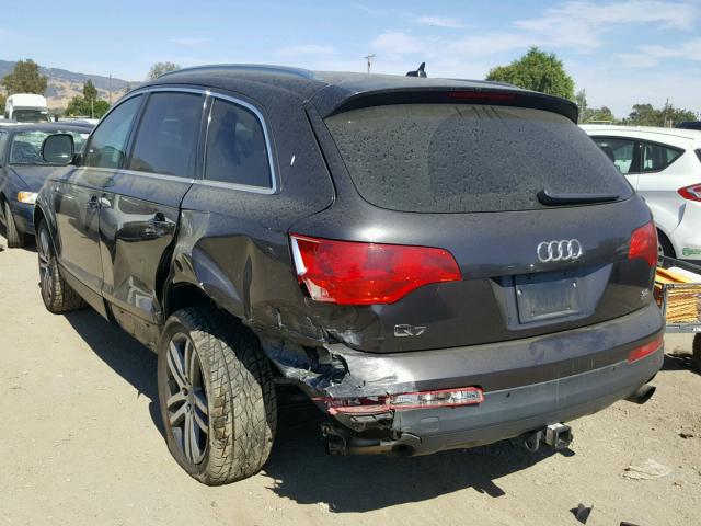 WA1BY74L47D072489 - 2007 AUDI Q7 3.6 QUA BLACK photo 3