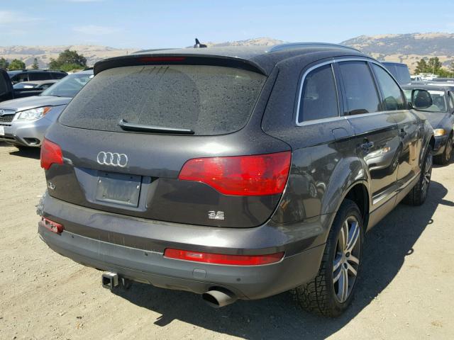 WA1BY74L47D072489 - 2007 AUDI Q7 3.6 QUA BLACK photo 4