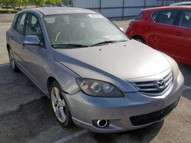 JM1BK343X51291357 - 2005 MAZDA 3 HATCHBAC GRAY photo 1