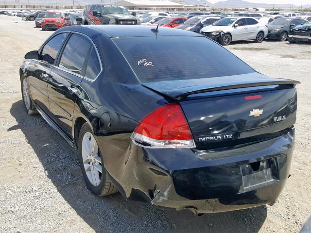 2G1WC5E31C1198011 - 2012 CHEVROLET IMPALA LTZ BLACK photo 3