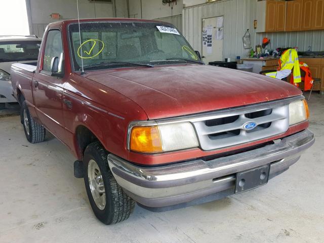 1FTCR10A9VUC49429 - 1997 FORD RANGER BURGUNDY photo 1