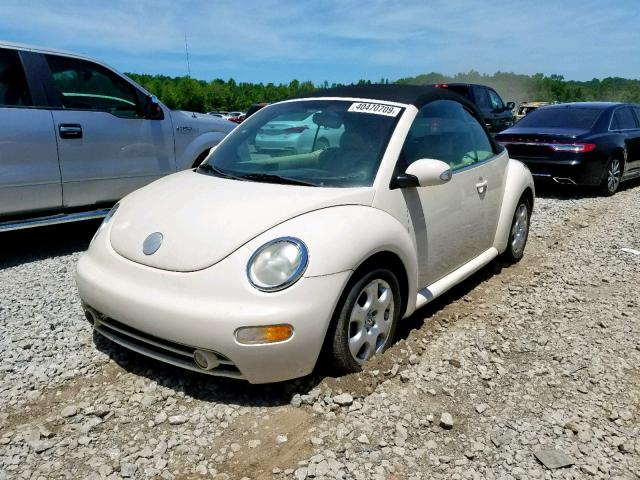 3VWCK21Y03M310140 - 2003 VOLKSWAGEN NEW BEETLE კრემისფერი ფოტო 2