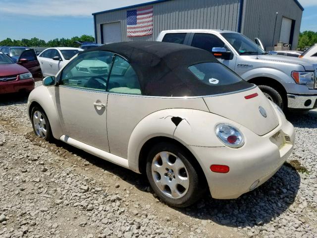3VWCK21Y03M310140 - 2003 VOLKSWAGEN NEW BEETLE კრემისფერი ფოტო 3