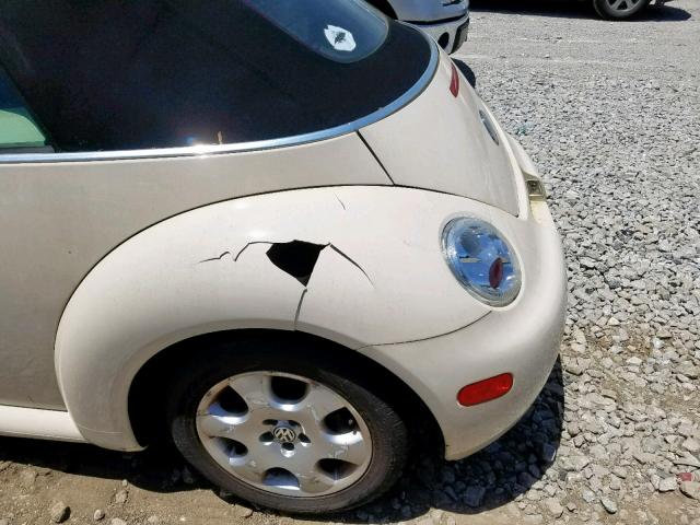 3VWCK21Y03M310140 - 2003 VOLKSWAGEN NEW BEETLE კრემისფერი ფოტო 9